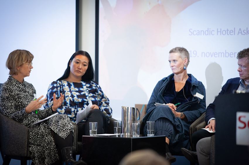 Fra venstre: Lilly Ann Elvestad, Gry Lunde, Annette Drangsholt og Sverre Fuglerud. Foto: Sveinung Skjong-Arnestad 