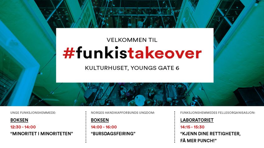 Funiks take-over på Kulturhuset