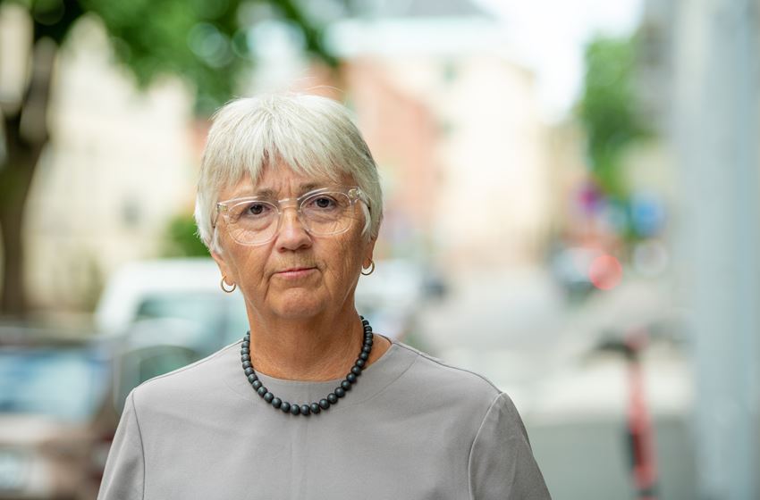 Portrett av styreleder i FFO Eva Buschmann. Foto Lars Opstad