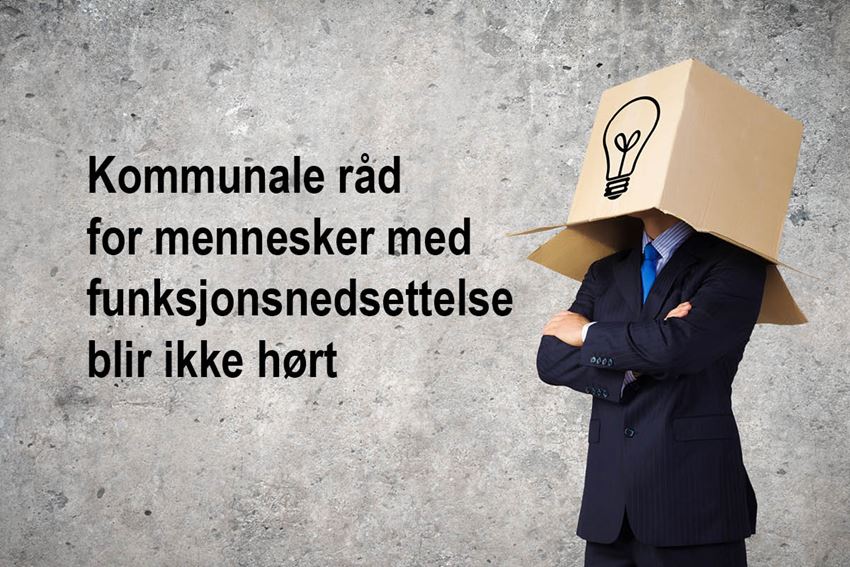 Kommunale råd for funksjonshemmede blir ikke hørt