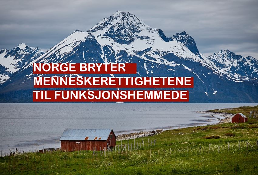 Norge bryter menneskerettighetene for funksjonshemmede