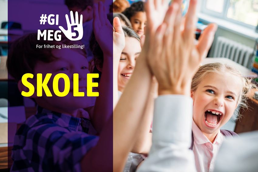 High five! Skole