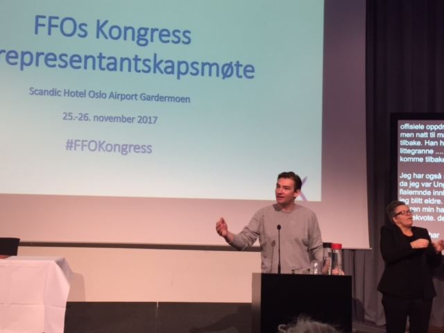 Kunnskapsministeren talte på FFO Kongress